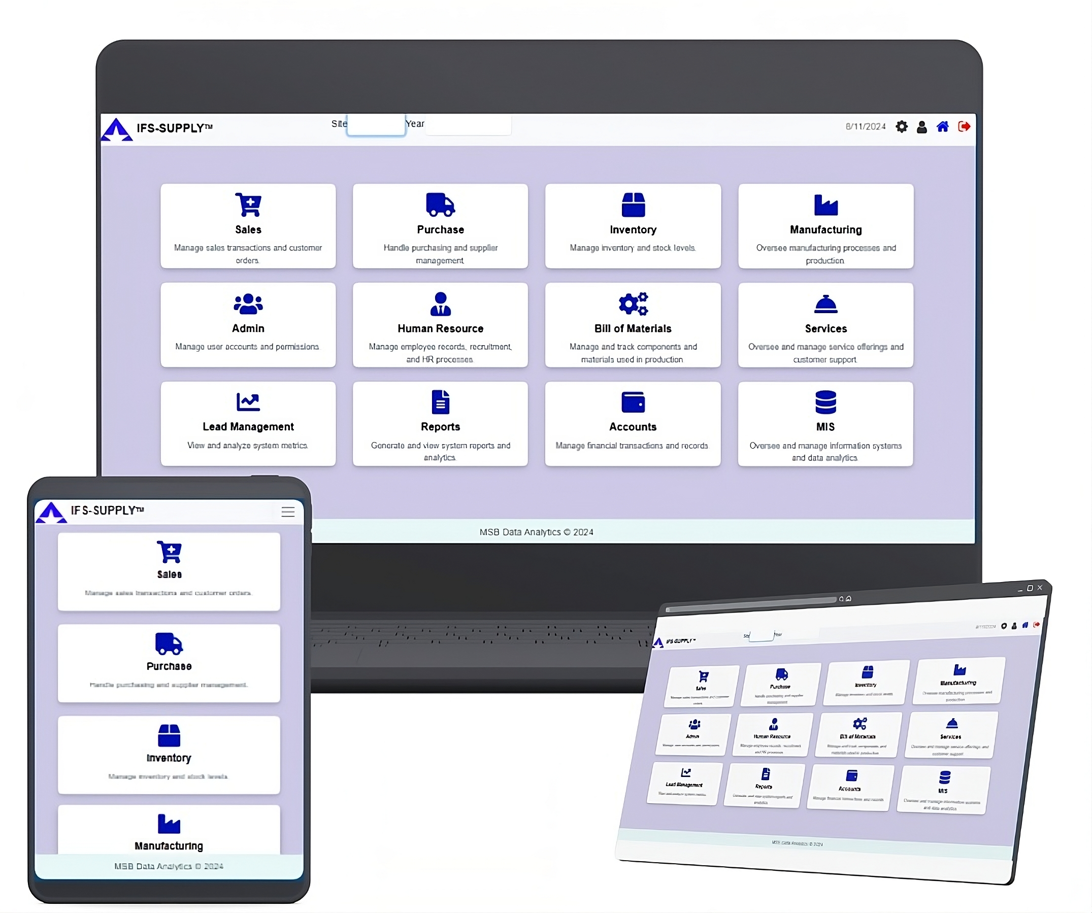 ERP Software on Multiple Devices